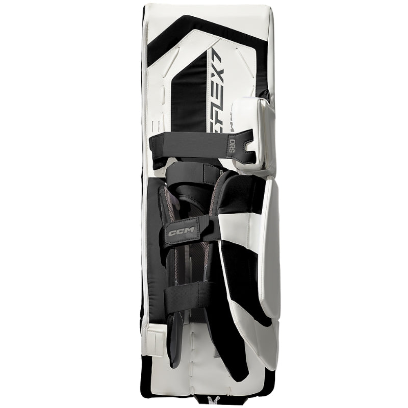 CCM Hockey Goalie Leg Pads CCM EFLEX 7.9 (2025) GPE7.9CC White/Black (back)