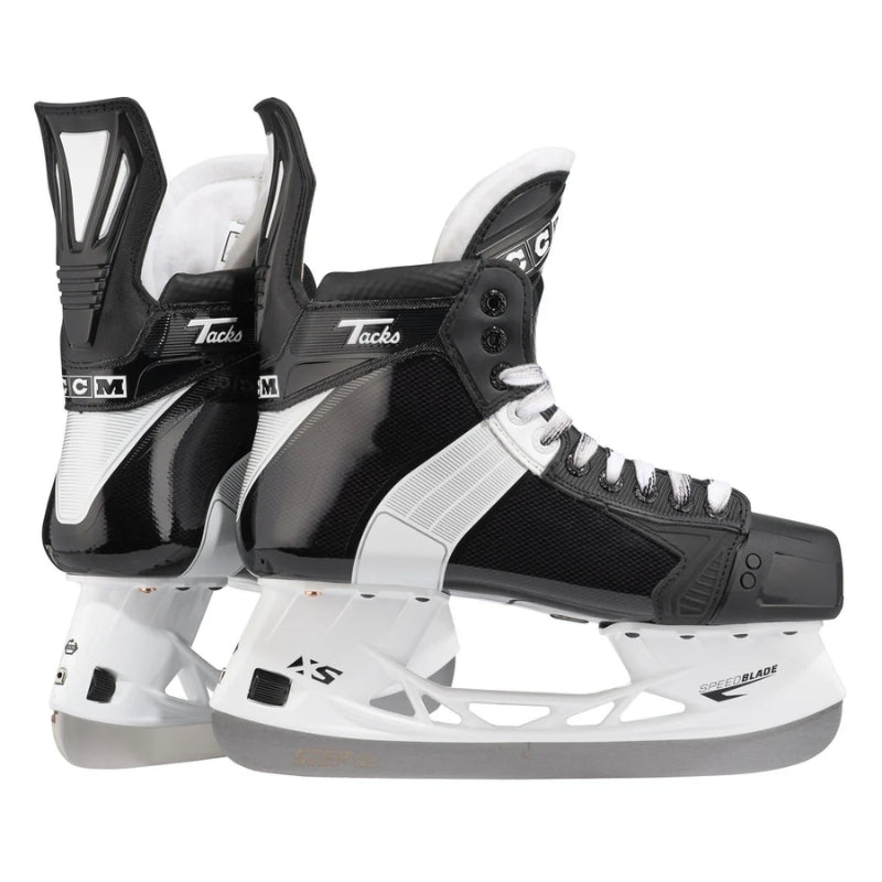 CCM Tacks 652 Hockey Skates Senior back of one and side of the other pointing right