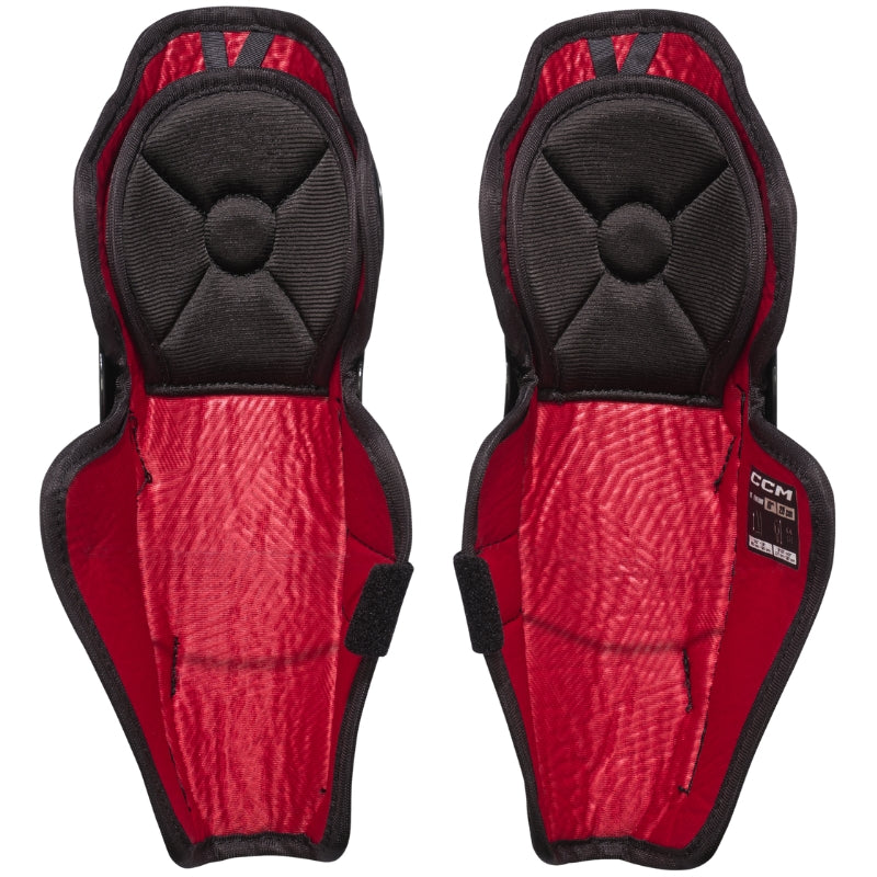 CCM Hockey Protective CCM NEXT26 Shin Guards (2026) Youth SGNEXT26-YT Black/Gray/Red (back)