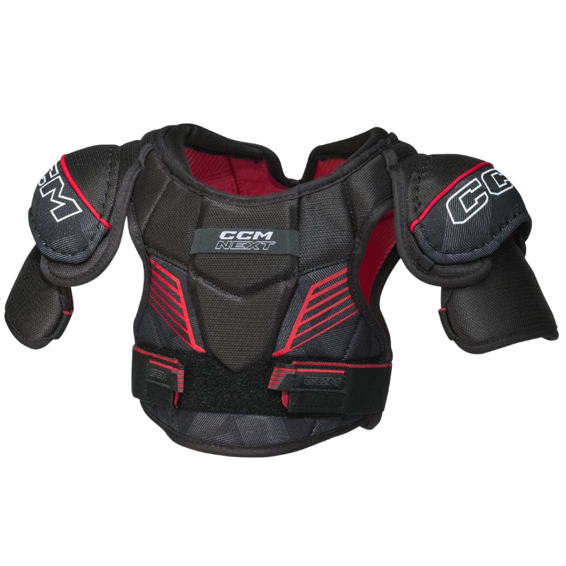 CCM Hockey Protective CCM NEXT26 Shoulder Pads Youth SPNEXT26-JR Black Red