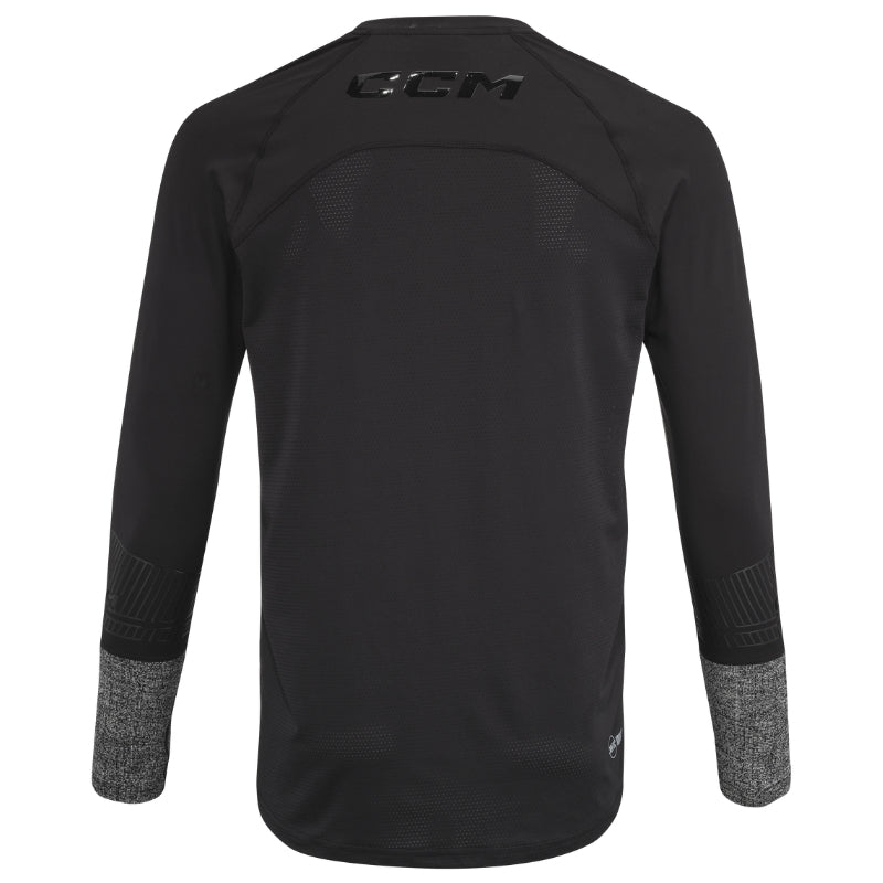 CCM Hockey Protective Gear CCM Cut Protection Long Sleeve Base Layer Top Adult 2025 Men TLSCP5B-AD