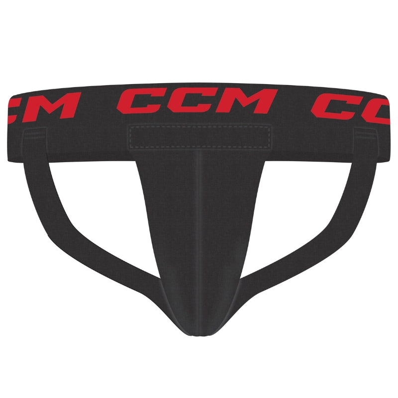 CCM Hockey Protective Gear CCM Deluxe Support Jock With Cup Senior PASUPCUP:SR