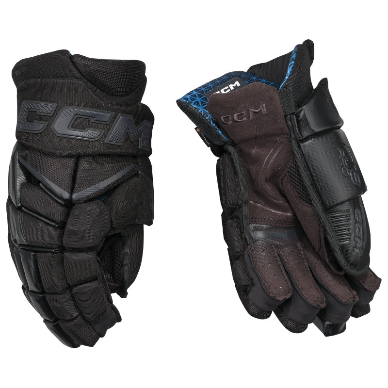 CCM Hockey Protective Gear CCM JetSpeed FT8 Pro Hockey Gloves Junior HGFT8PRO-JR Black