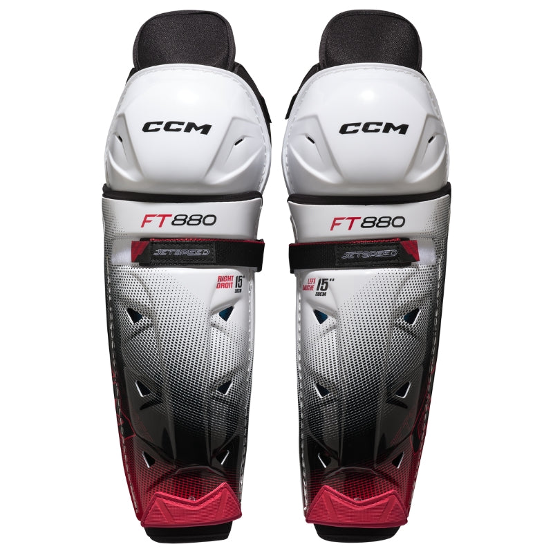 CCM Hockey Protective Gear CCM Jetspeed FT880 Hockey Shin Guards Senior 2025