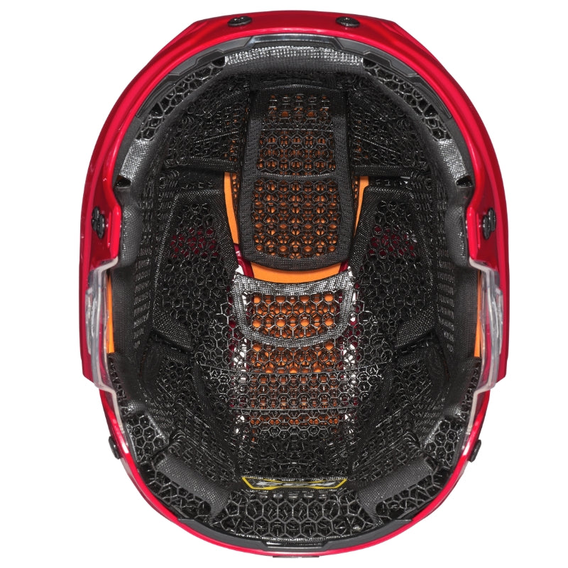 CCM Hockey Protective Gear CCM Super Tacks X Hockey Helmet Senior 2021 Red Inside