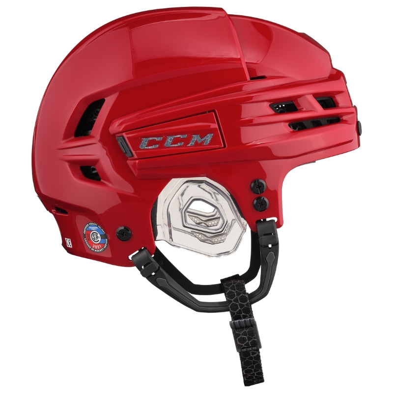 CCM Hockey Protective Gear CCM Super Tacks X Hockey Helmet Senior 2021 Red Side