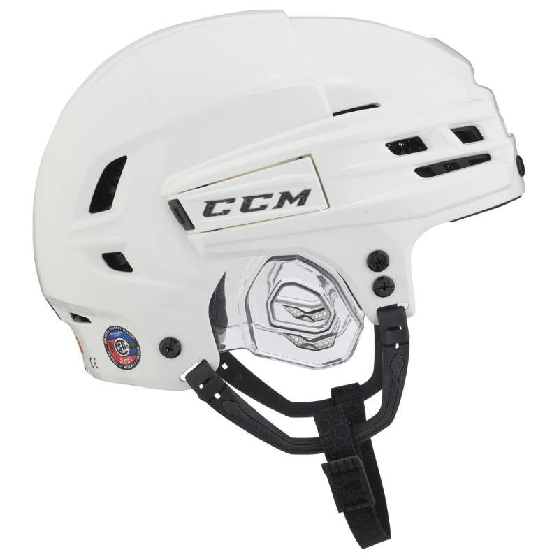 CCM Hockey Protective Gear CCM Super Tacks X Hockey Helmet Senior 2021 White Side