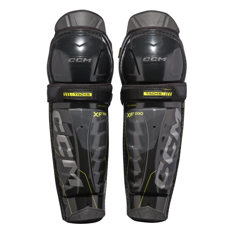 CCM Hockey Protective Gear CCM Tacks XF Pro Shin Guards Junior SPXFPRO:JR