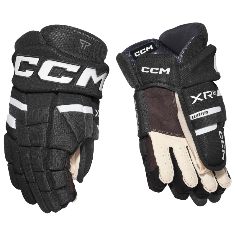 CCM Hockey Protective Gear CCM Tacks XR 80 Hockey Gloves Junior 2026 Black White