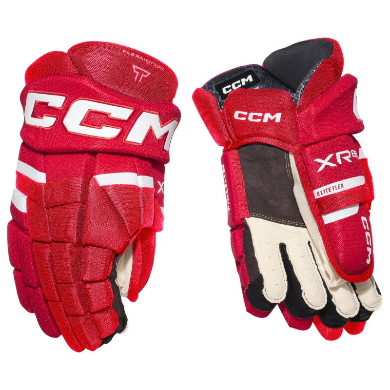 CCM Hockey Protective Gear CCM Tacks XR 80 Hockey Gloves Senior 2026 Red White