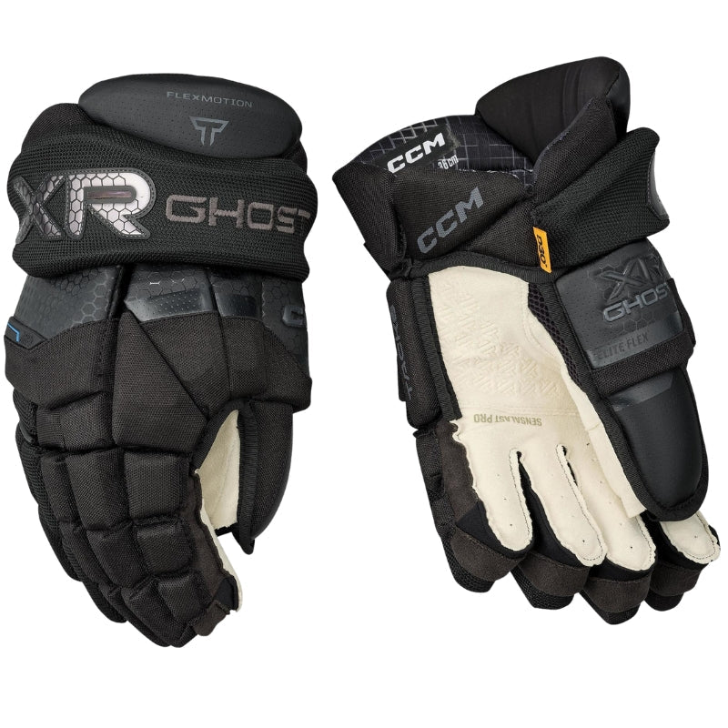 CCM Hockey Protective Gloves CCM Tacks XR Ghost (2026) Senior HGXRGHOST-SR Black/Graphite Grey Navy/Navy
