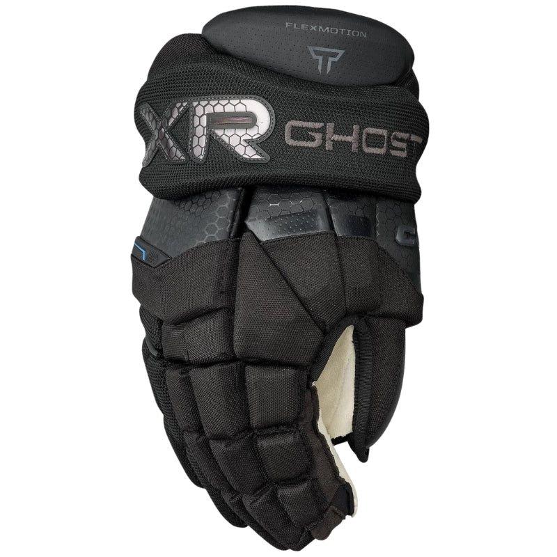 CCM Hockey Protective Gloves CCM Tacks XR Ghost (2026) Senior HGXRGHOST-SR Black/Graphite Grey Right