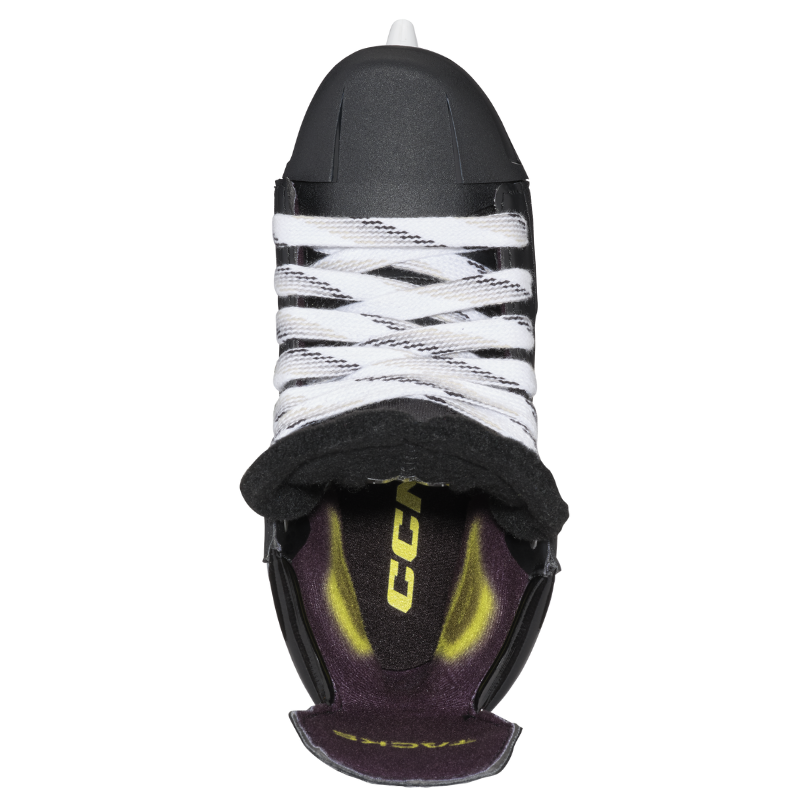 CCM Hockey Skates CCM Tacks XF 70 Junior (2024) Black top of right skate facing up