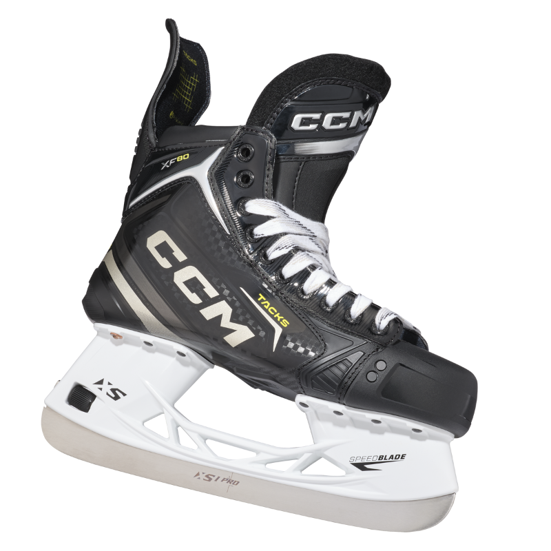CCM Hockey Skates CCM Tacks XF 80 Senior (2024) Black side facing lower-right