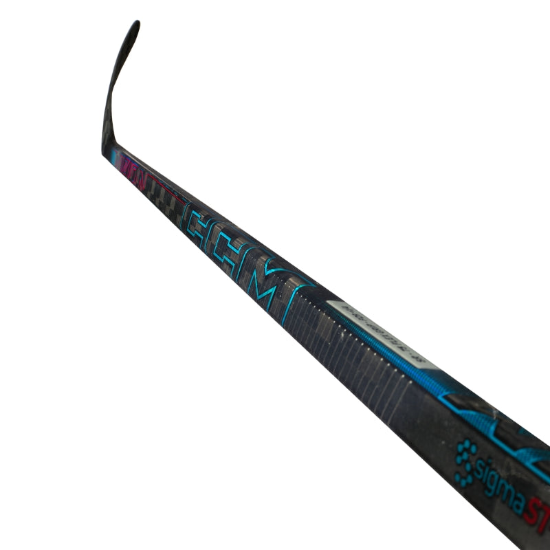 CCM Vizion Hockey Stick Senior 2025 side diagonal blade pointing up
