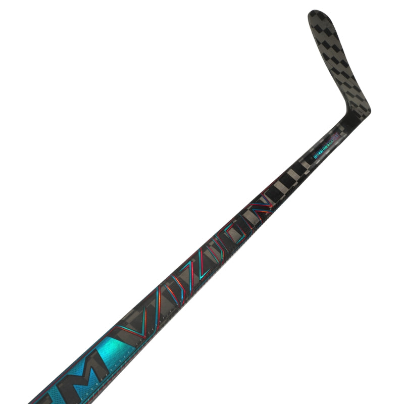 CCM Vizion Hockey Stick Senior 2025 side diagonal blade pointing up