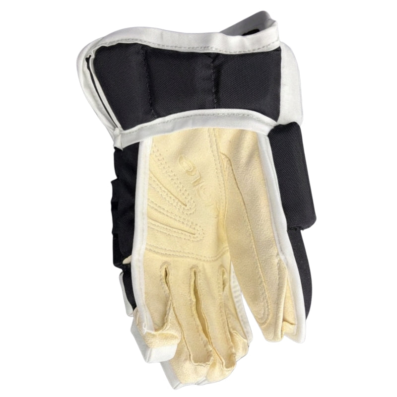 Eagle Hockey Protective Gear Eagle Aero Custom Pro Player Hockey Gloves Black White Size 13 14 15 inch