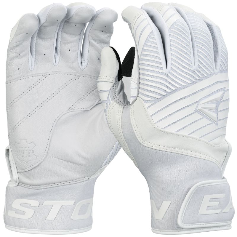Easton Baseball and Softball Batting Gloves Easton Walk-Off Ethos Youth Pure (White) WO25YBG