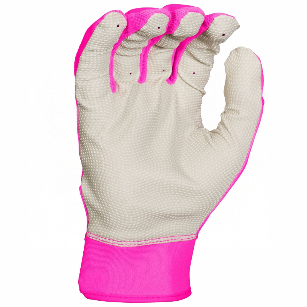 Easton Batting Gloves Easton Fundamental 2.0 Fastpitch Batting Gloves Youth Pink Women