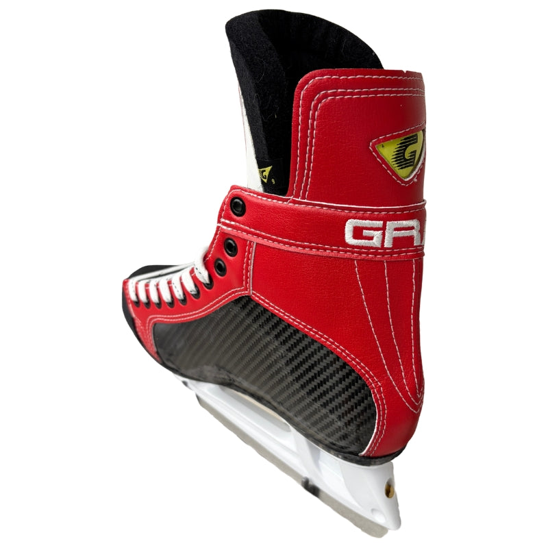 GRAF Hockey Skates GRAF G703 Pro Hockey Skates Custom All Red Width Regular