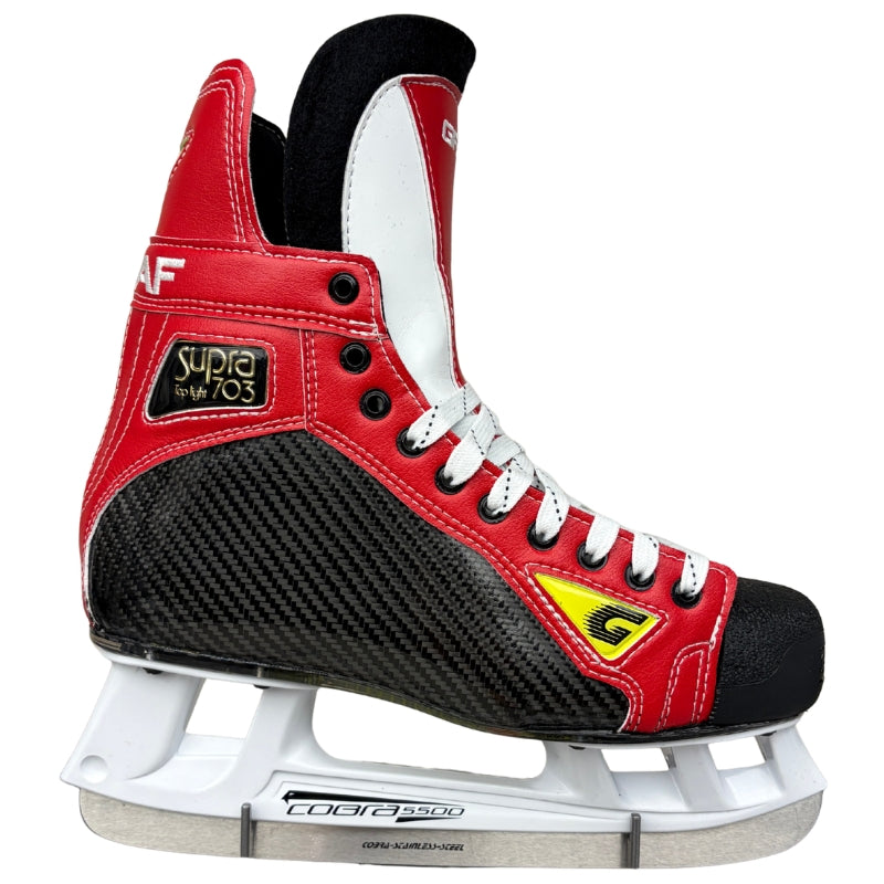 GRAF Hockey Skates GRAF G703 Pro Hockey Skates Custom All Red