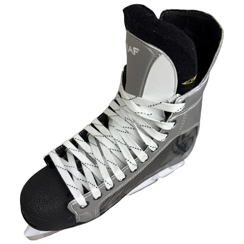GRAF Hockey Skates GRAF G703 Pro Hockey Skates Custom Silver White G703-CUSTOM