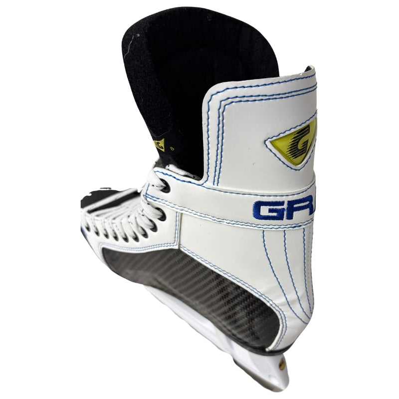 GRAF Hockey Skates GRAF G703 Pro Hockey Skates Custom White Blue Width Regular