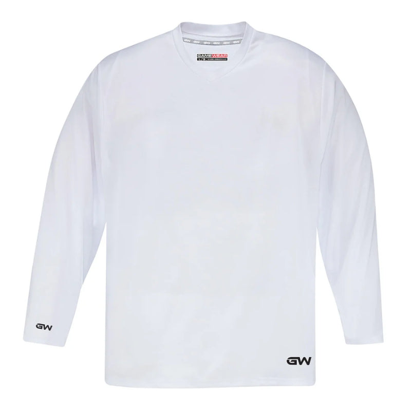 Gamewear Sports Uniforms Gamewear GW5500 Prolite Series Hockey Practice Jersey Senior White