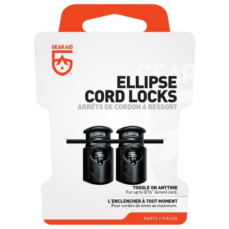 Gear Aid Clothing Accessories Gear Aid Ellipse Cord Lock Toggles Black