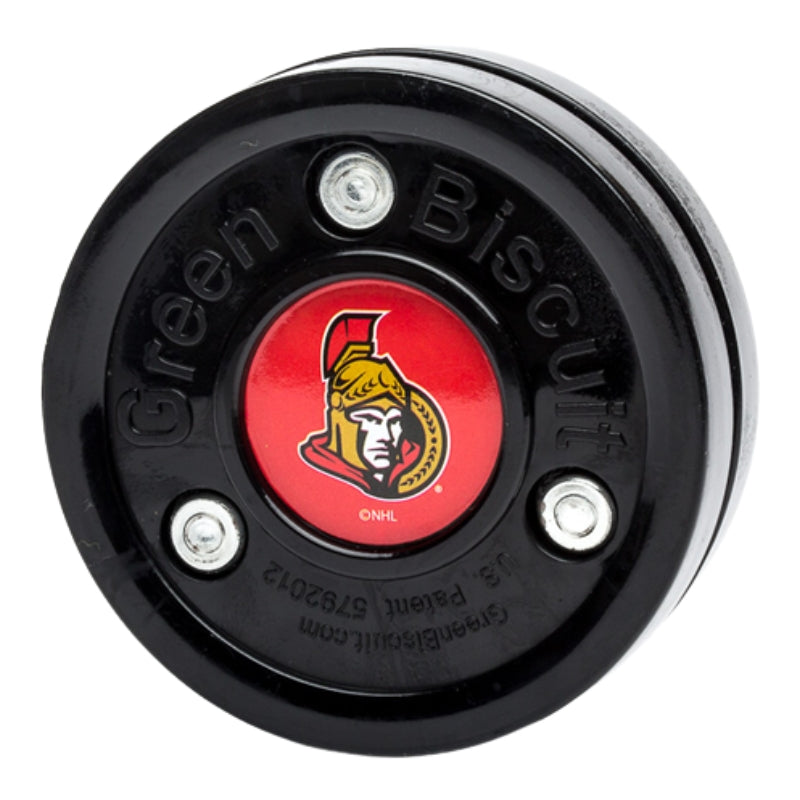 Green Biscuit Hockey Training Aids Green Biscuit NHL Puck GB-NHL-PK Ottawa Senators