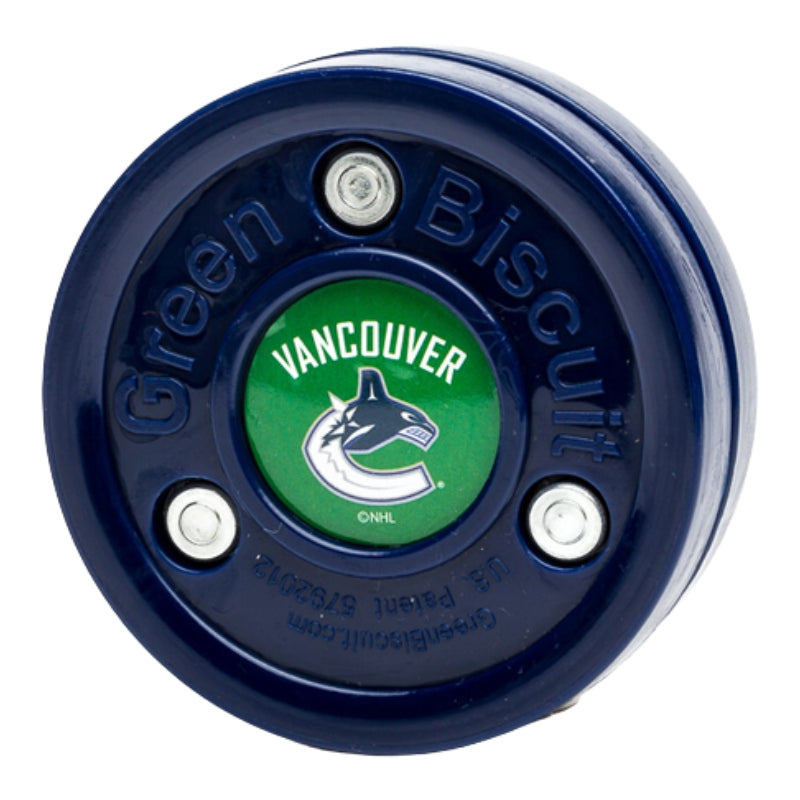 Green Biscuit Hockey Training Aids Green Biscuit NHL Puck GB-NHL-PK Vancouver Canucks