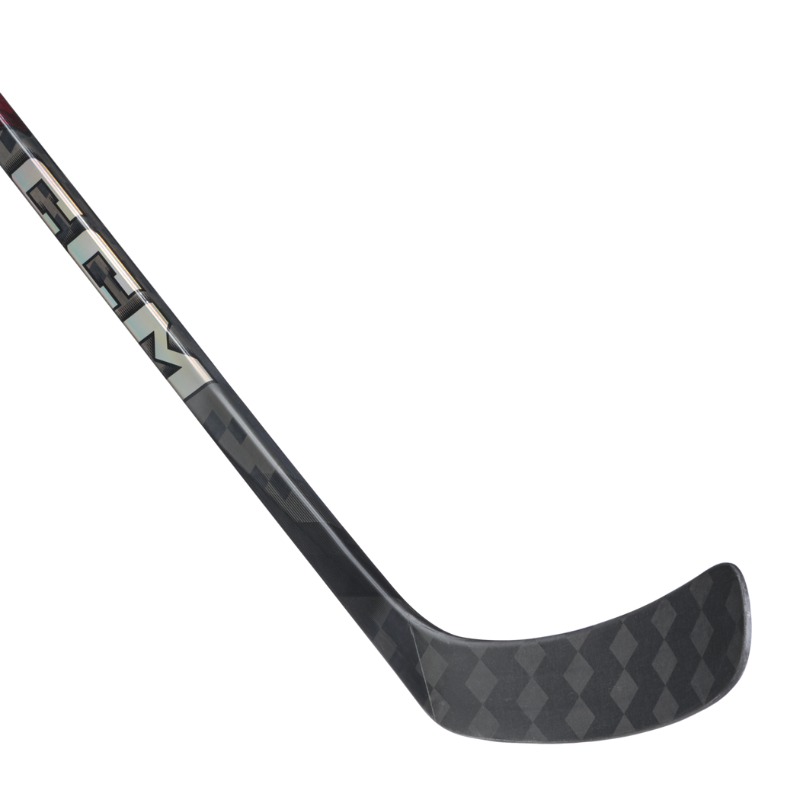 CCM JetSpeed FT7 Pro Hockey Stick Senior 2024 close-up shaft and blade pointing right