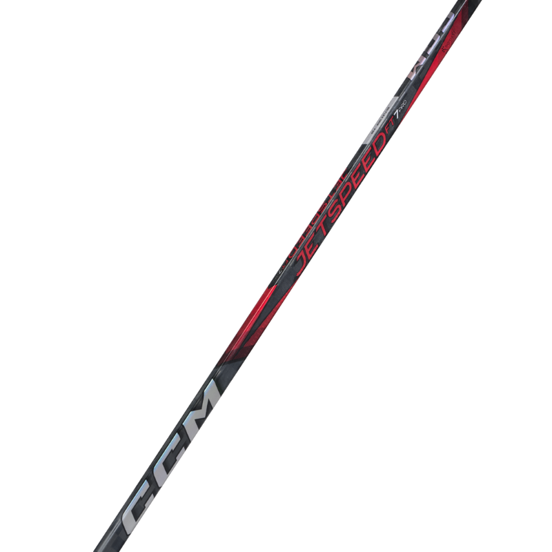 CCM JetSpeed FT7 Pro Hockey Stick Senior 2024 close-up of shaft