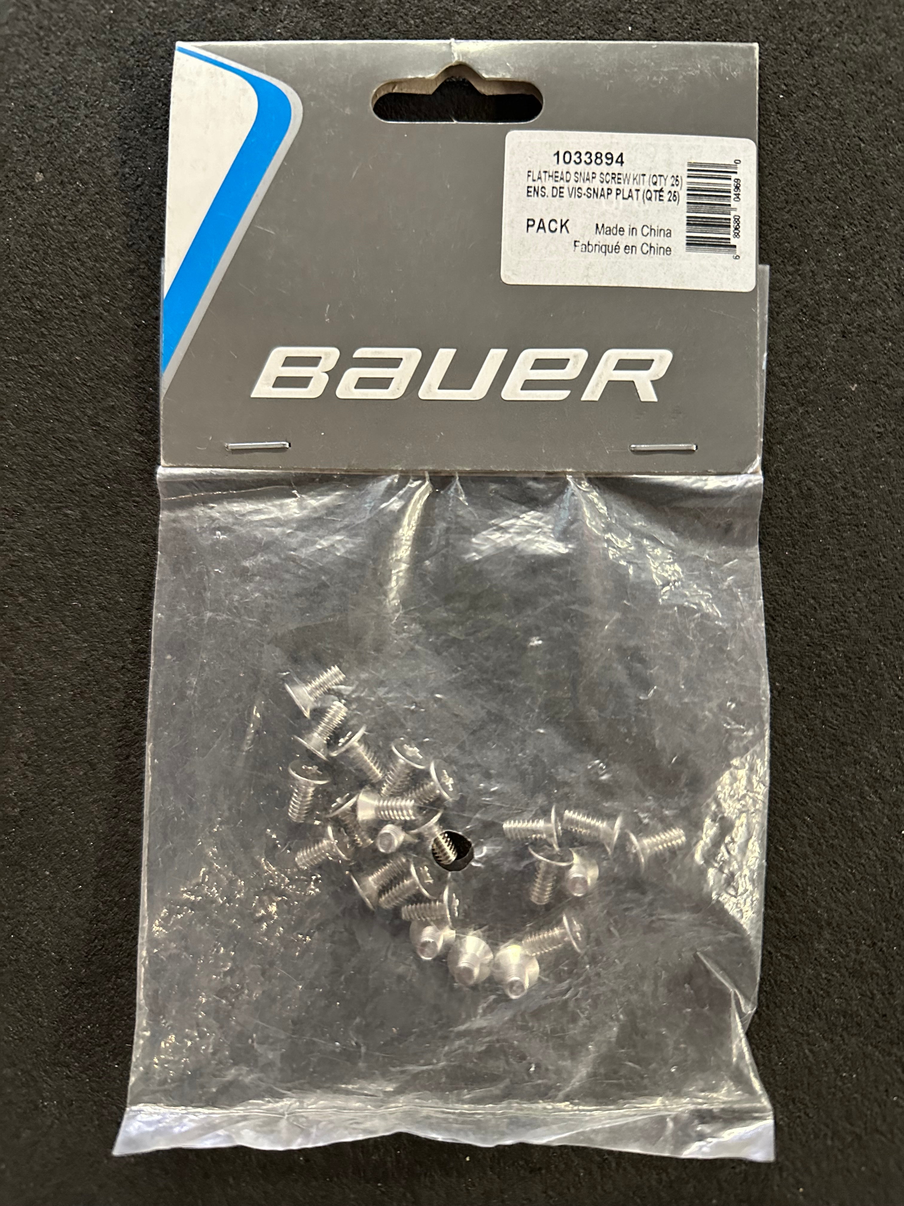 Bauer Flathead Snap Screw Kit - 25 Pack