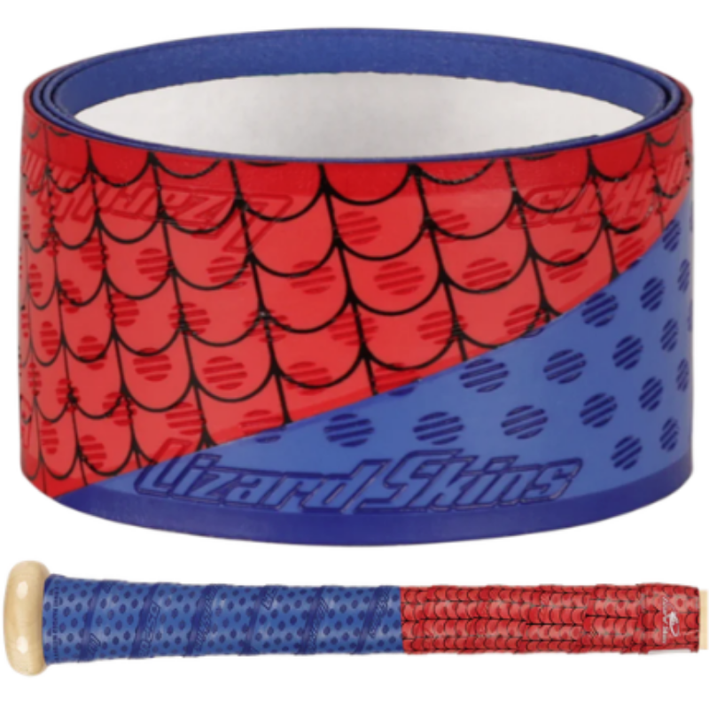 Lizard Skins Baseball and Softball Accessories Lizard Skins DSP Ultra Outburst Bat Grip Friendly Crawler (red/blue) DSPUBB-OUTBURST