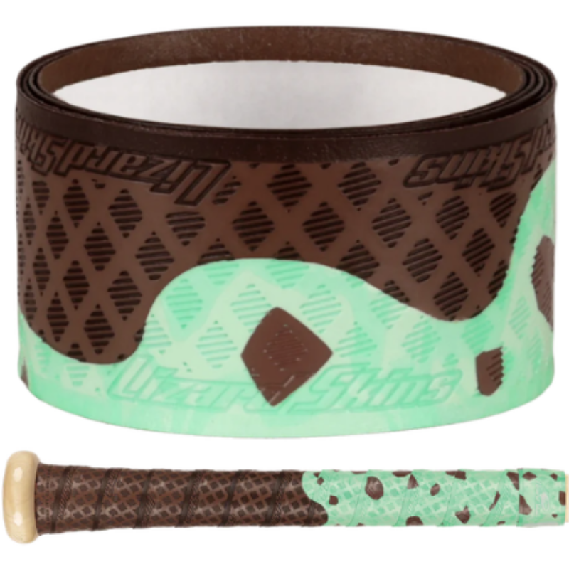 Lizard Skins Baseball and Softball Accessories Lizard Skins DSP Ultra Outburst Bat Grip Mint Scoop (Brown/Teal/Mint) DSPUBB-OUTBURST