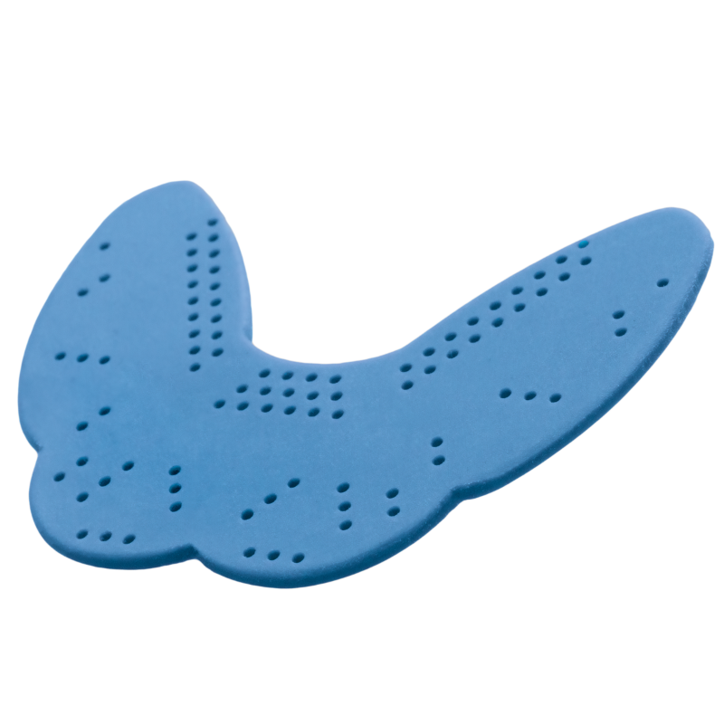 CCM 1.6 Aero NextGen Mouth Guard Junior seen at an angle Blue