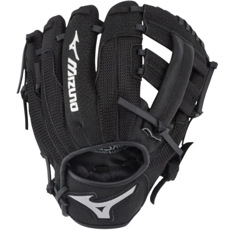 Mizuno Baseball Glove Mizuno Prospect Series Powerclose 9-inch Youth black back pointing up