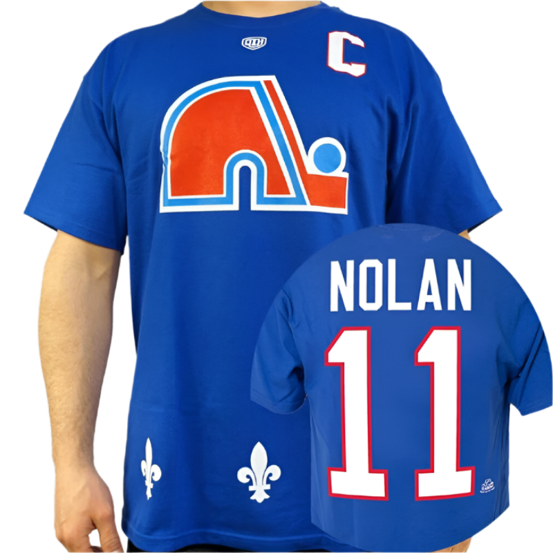 NHL Alumni T-Shirt - Quebec Nordiques - Owen Nolan