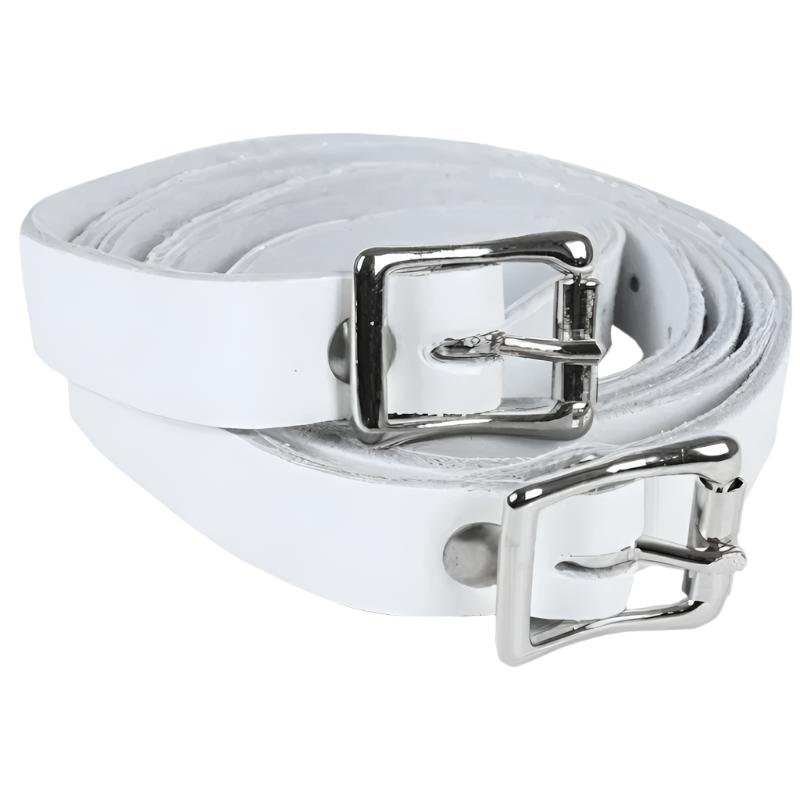 Nash Goalie Accessories Nash Goalie Leg Strap With Buckle Senior White