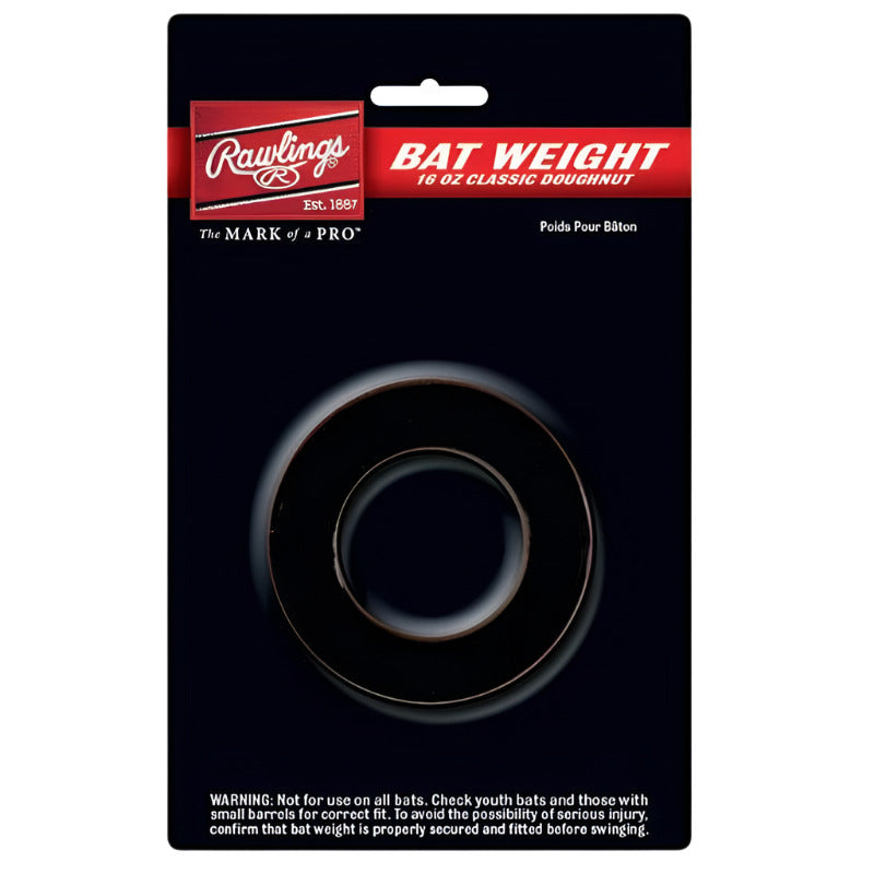 Rawlings Baseball Accessories Rawlings 16oz Doughnut Style Bat Weight BW16