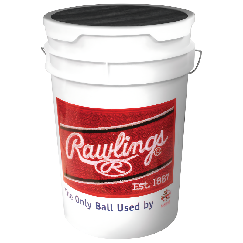 Rawlings Baseball Accessories Rawlings 6-Gallon Baseball Empty Ball Bucket