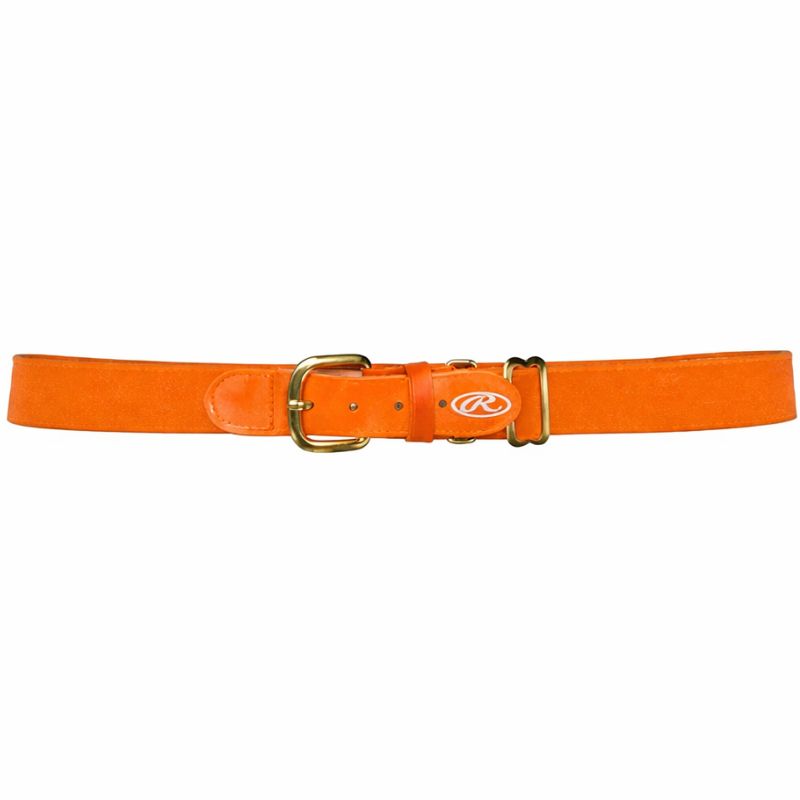 Rawlings Baseball Accessories Rawlings Adjustable Elastic Baseball Belt Orange BLT