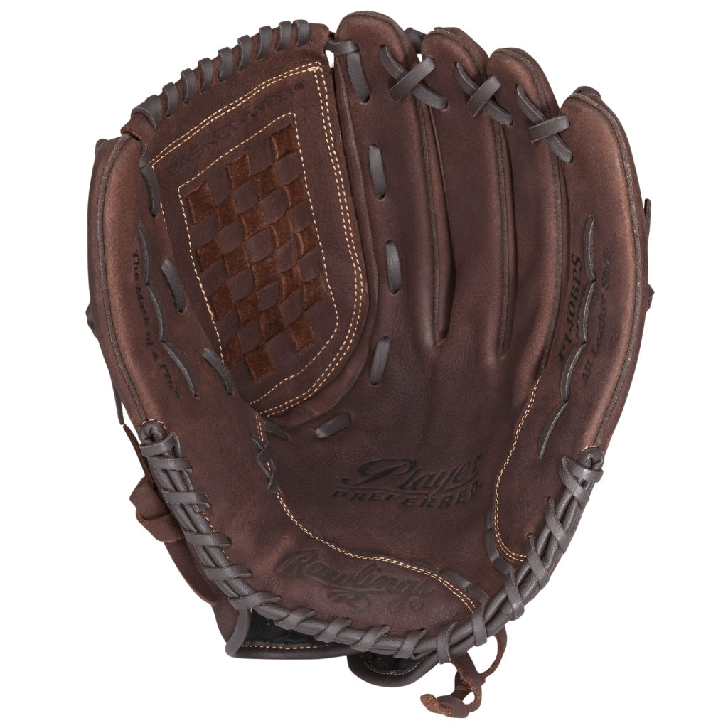 Rawlings Baseball Gloves Rawlings Player Preferred 14 inch Outfield Baseball Glove Adult RHT LHT