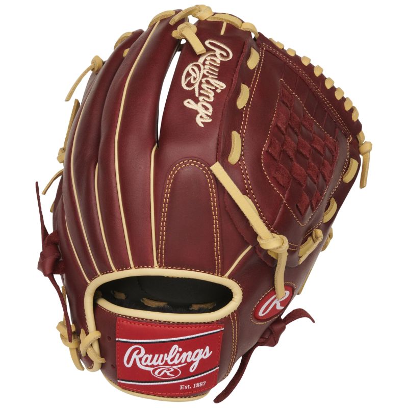 Rawlings Baseball Gloves Rawlings Sandlot 12" Infield/Pitcher's (2022) Adult 24010141 Sherry Brown Beige Right-hand throw Left-hand throw