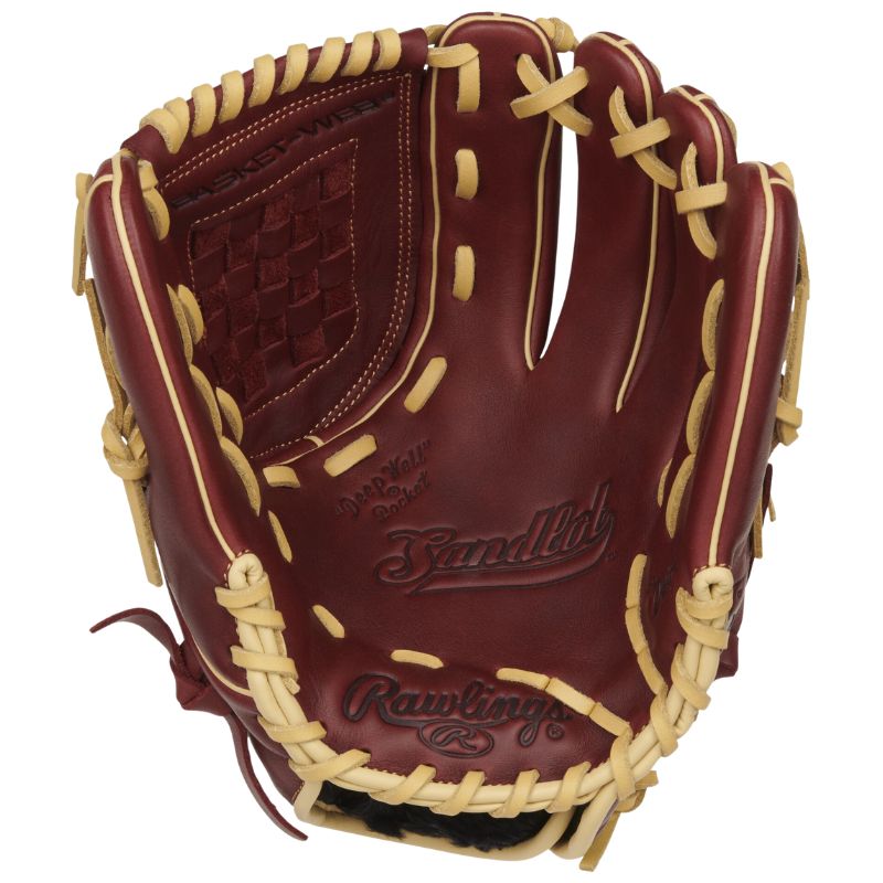 Rawlings Baseball Gloves Rawlings Sandlot 12" Infield/Pitcher's (2022) Adult 24010141 Sherry Brown Beige