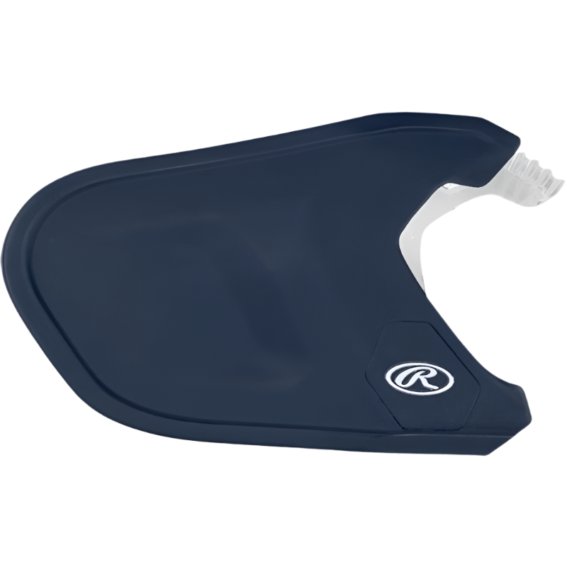 Rawlings Baseball and Softball Batting Helmet Accessories Rawlings Jaw Guard/Extender Mach Batting Helmet Matte (2022) Navy ADJEXT