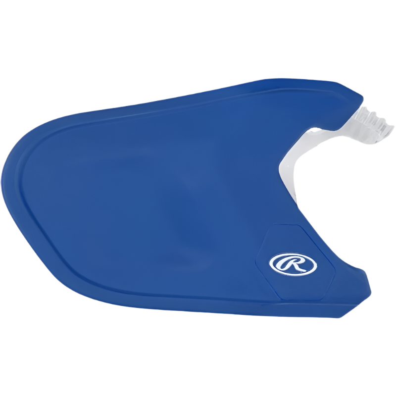 Rawlings Baseball and Softball Batting Helmet Accessories Rawlings Jaw Guard/Extender Mach Batting Helmet Matte (2022) Royal ADJEXT