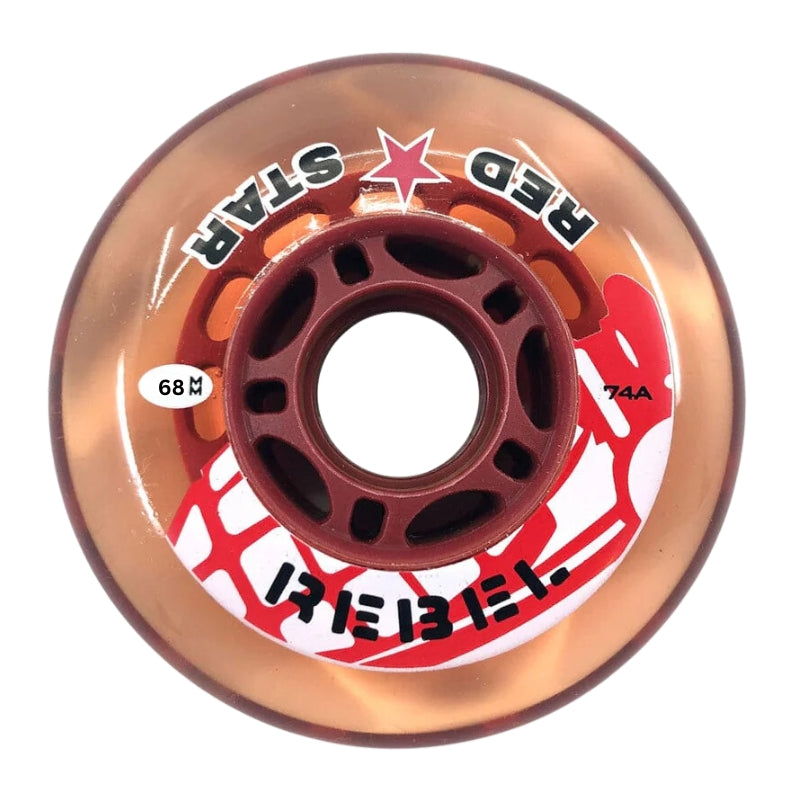 Red Star Inline Accessories Red Star Rebel Inline Wheels 68mm 74A