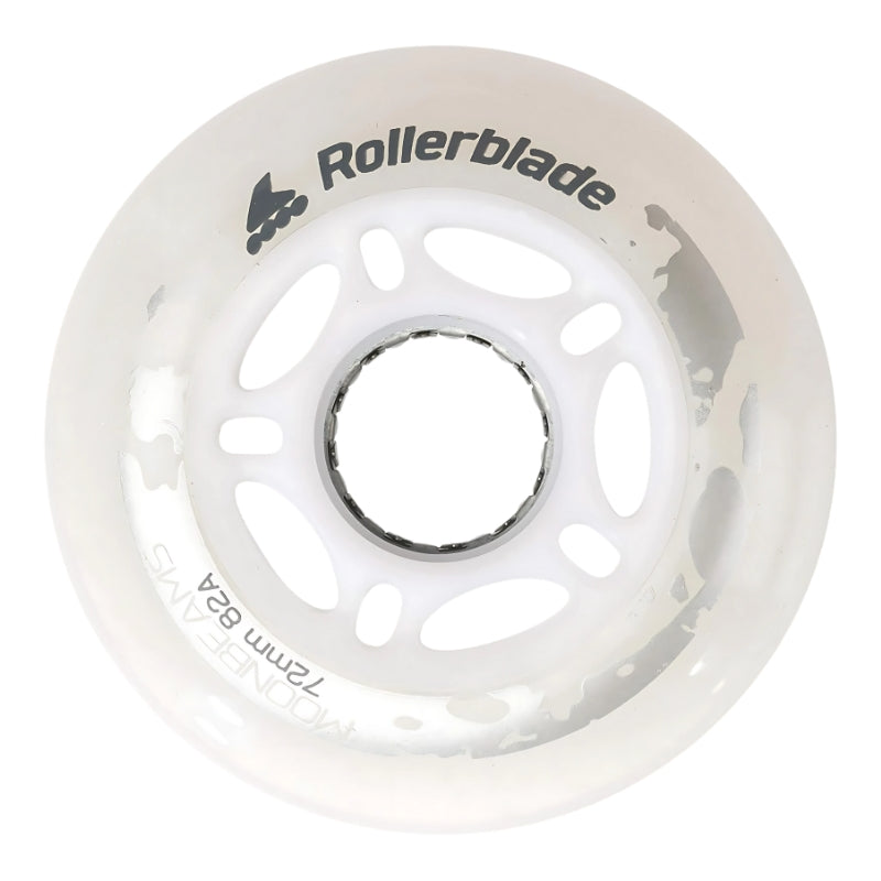 Rollerblade Inline Accessories Rollerblade Moonbeam LED Inline Wheels 4 Pack